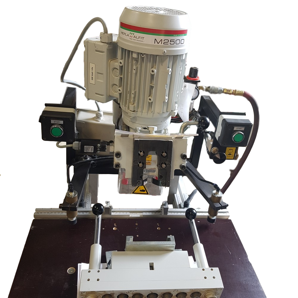 Used Meplamat 2500 Hinge Boring Machines W/Line Boring Attachment