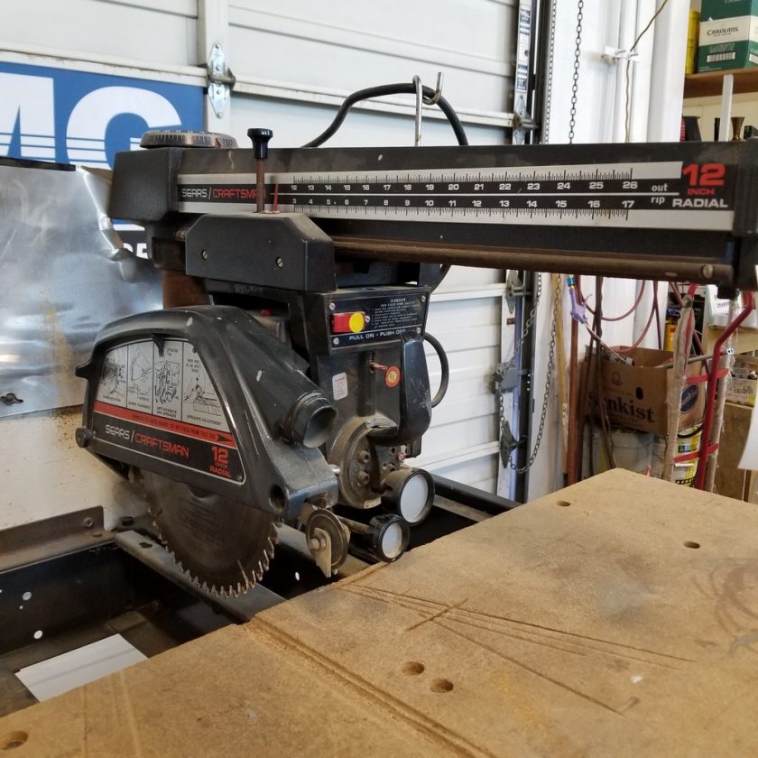Craftsman Radial Arm Saw Setup