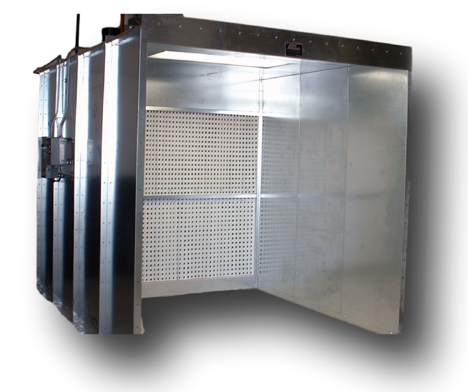 Used Industrial Open Paint Booth Coast Machinery Group