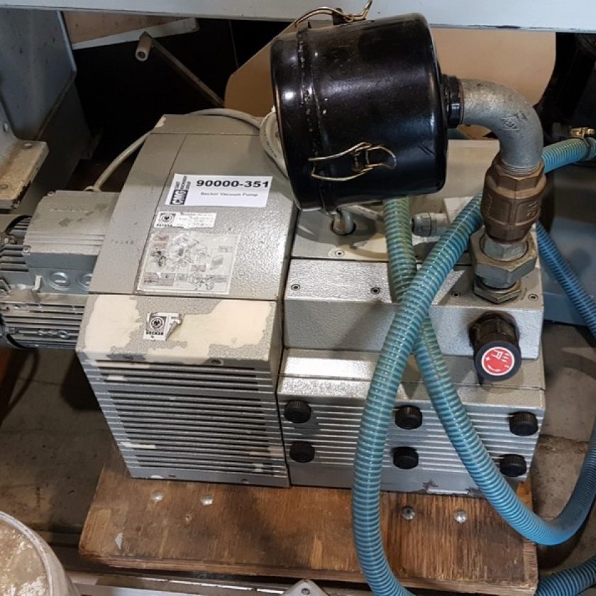 Used Becker D42279 Vacuum Pump Coast Machinery Group