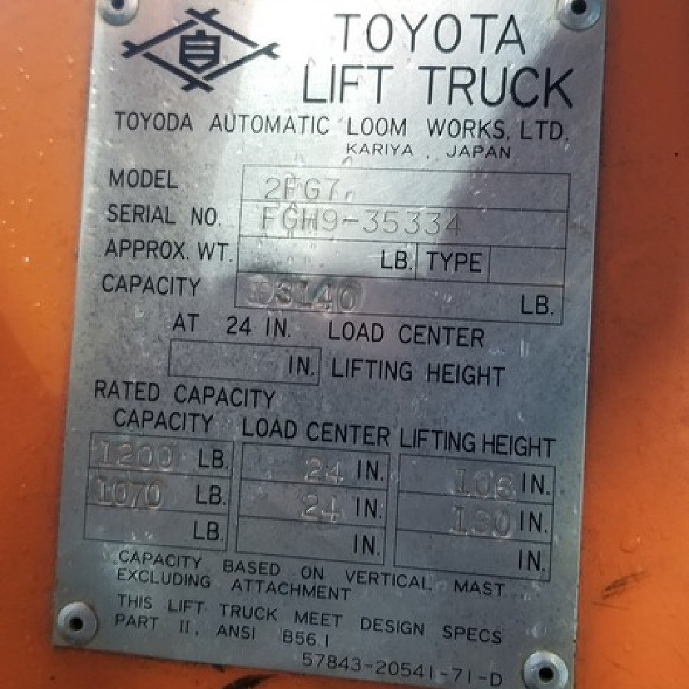 used-toyota-2fg7-lift-truck-coast-machinery-group