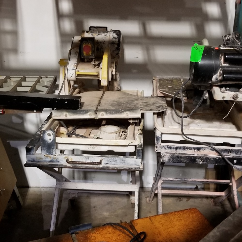 Used Tile saw Coast Machinery Group