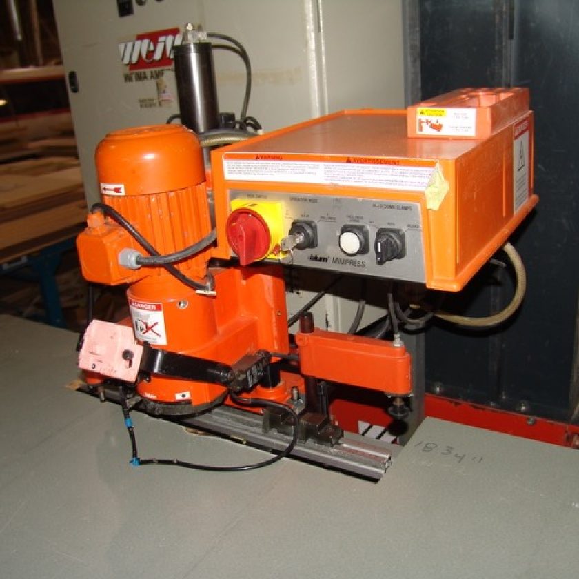 Used BLUM MINIPRESS HINGE MACHINE Coast Machinery Group