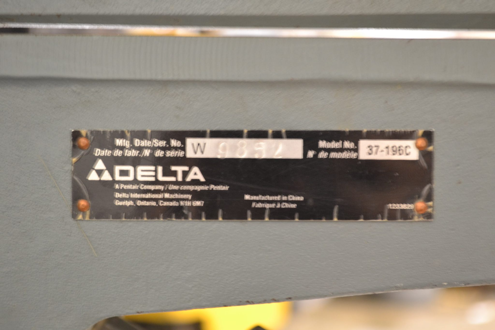 Used Delta 6 Inch professional jointer 37196C Coast Machinery Group