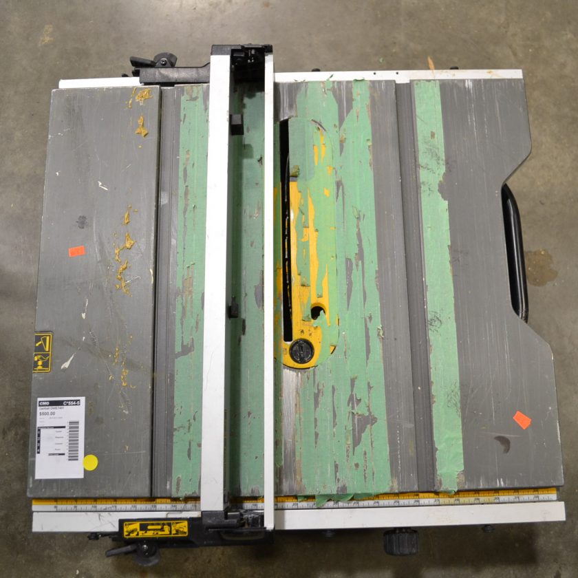 Used Dewalt DWE7491 Heavy-Duty 10" (254 mm) Job Site Table Saw – Coast