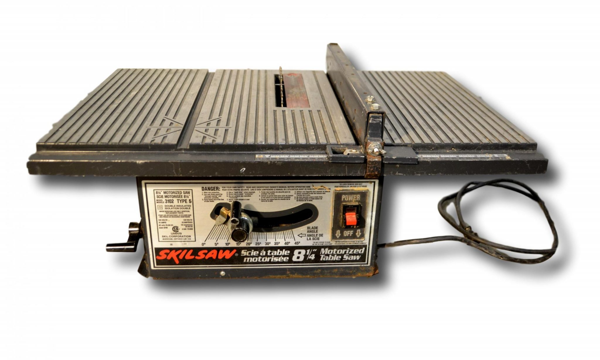 Used SkilSaw 8 1/4" Type 5 3102 Motorized Table Saw Coast Machinery Group