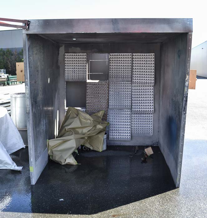 Used Open Face Paint Booth Coast Machinery Group