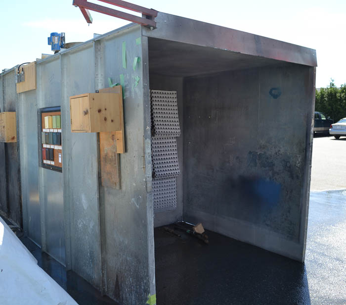 Used Open Face Paint Booth Coast Machinery Group