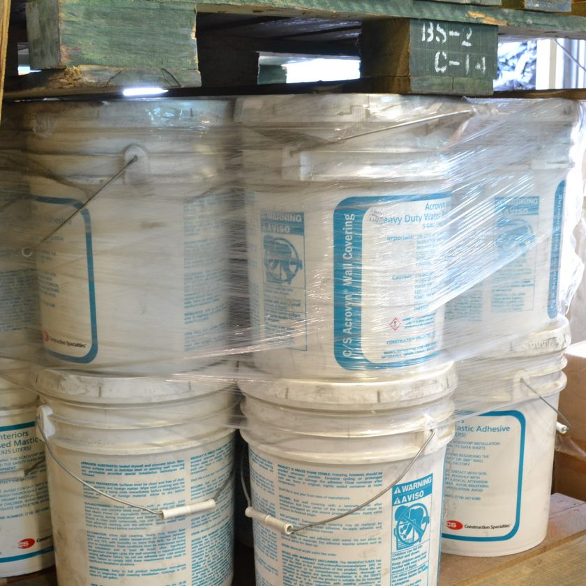 Used Acroyn Heavy Duty water based Mastic adhesive Coast Machinery Group