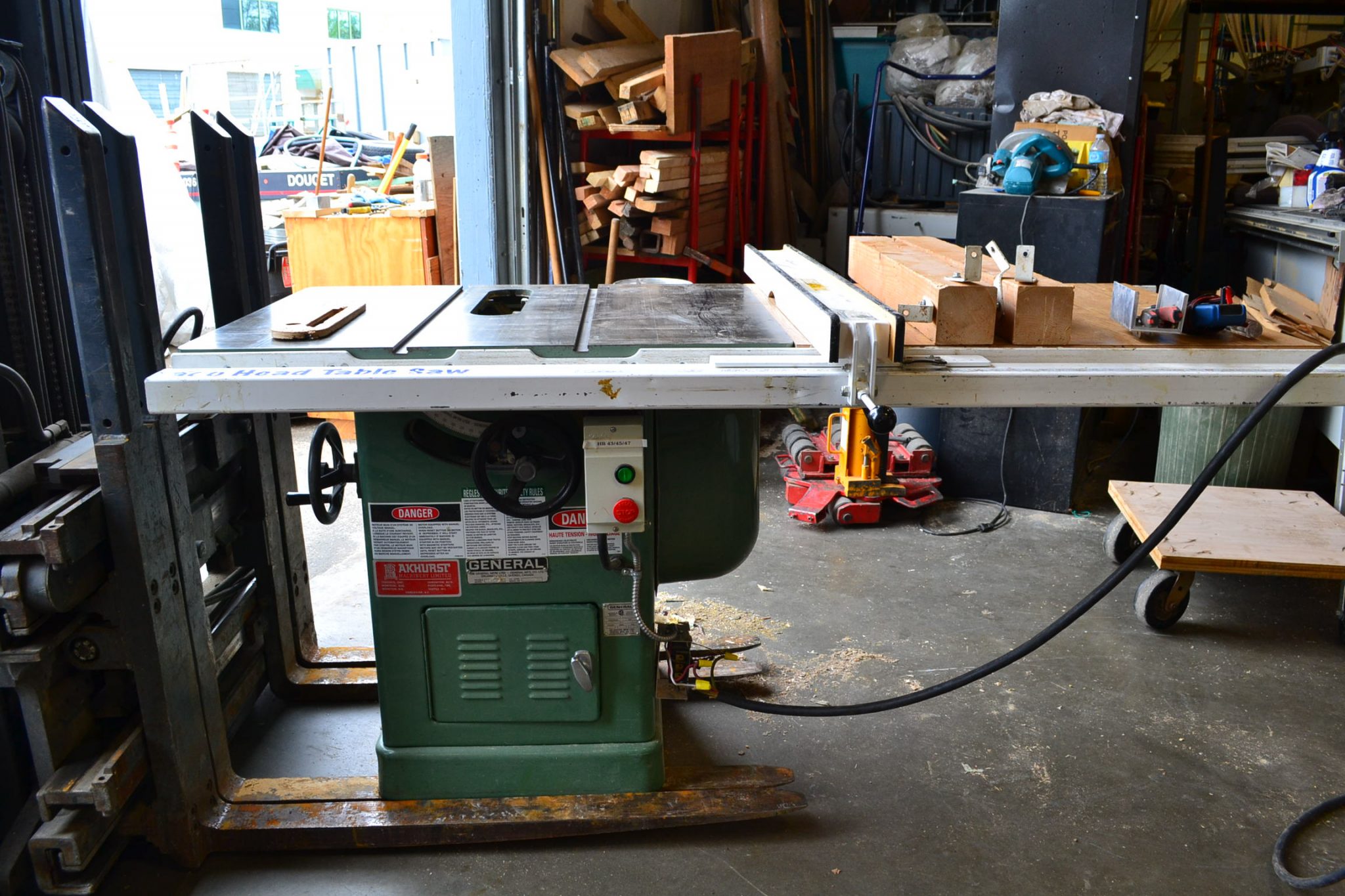 Used General 10 Inch Table Saw Model 350 Coast Machinery Group