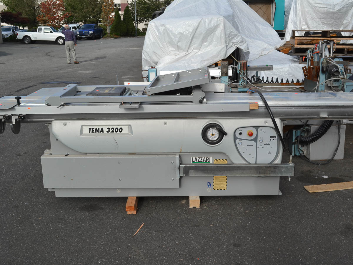 Used Lazzari Tema 3200 10' Sliding Table Saw – Coast Machinery Group