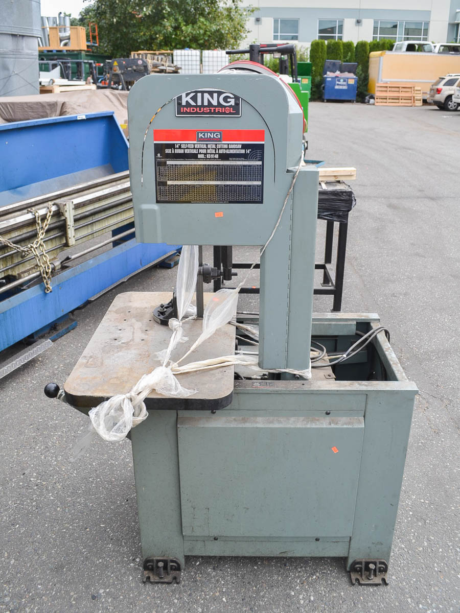 Used King 14 KC-914H Vertical Metal Cutting Bandsaw – Coast Machinery Group