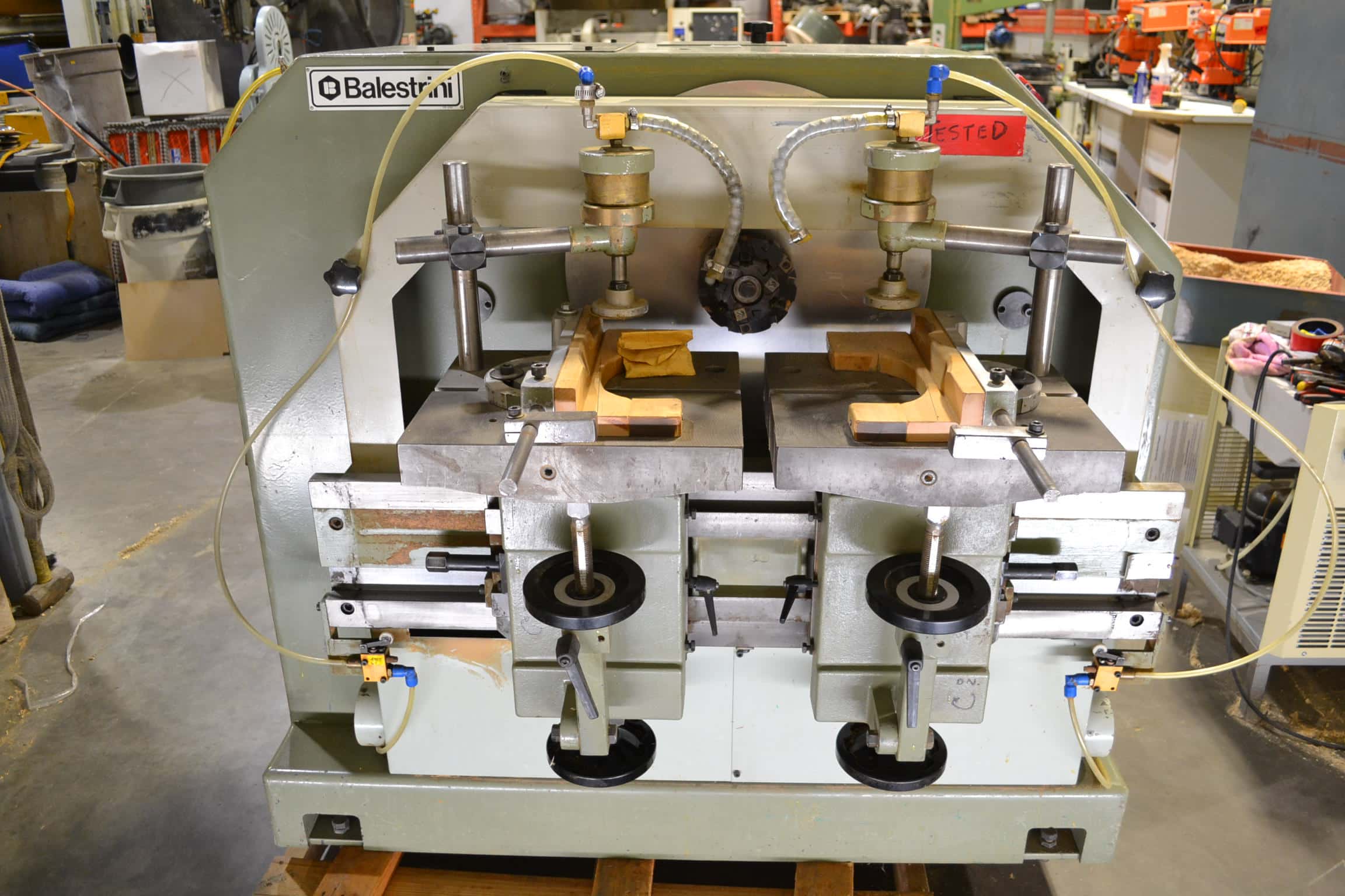 Used Balestrini 2/TAO Double RoundEnd Tenoner Coast Machinery Group