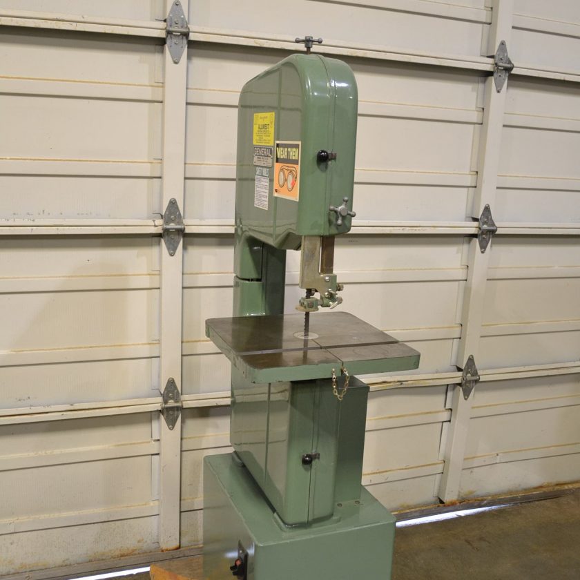 Used General 490 15 Inch Woodcutting Band Saw Coast Machinery Group