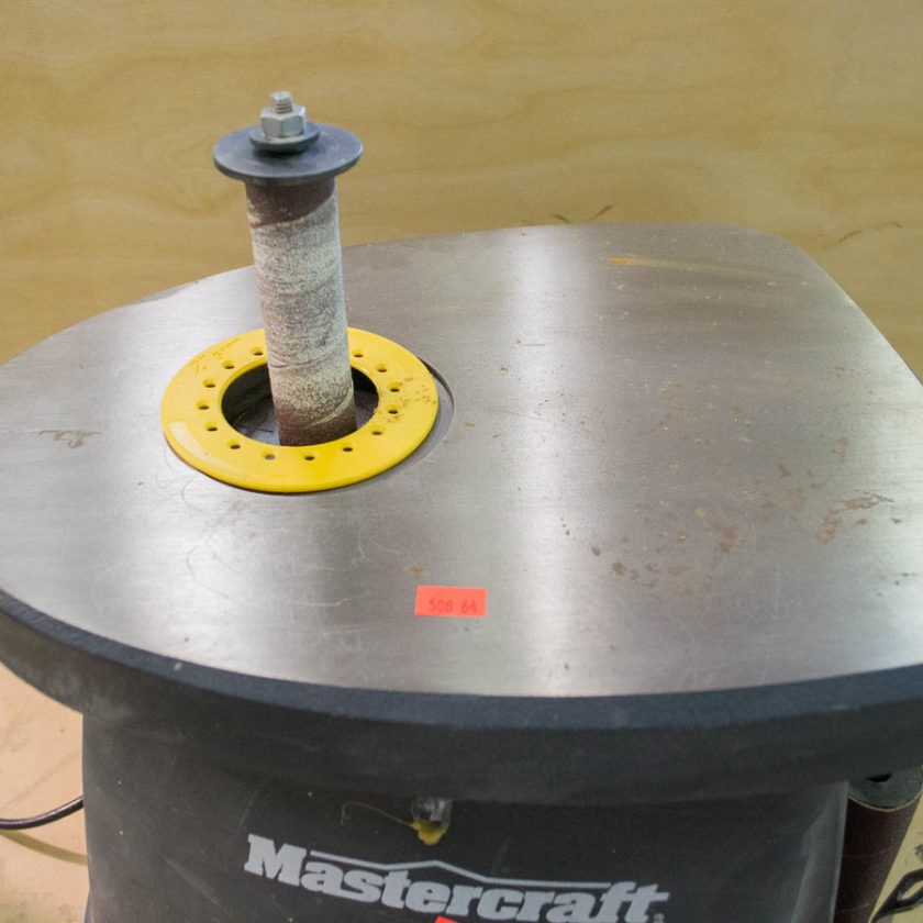 Used Mastercraft Oscillating Spindle Sander Coast Machinery Group