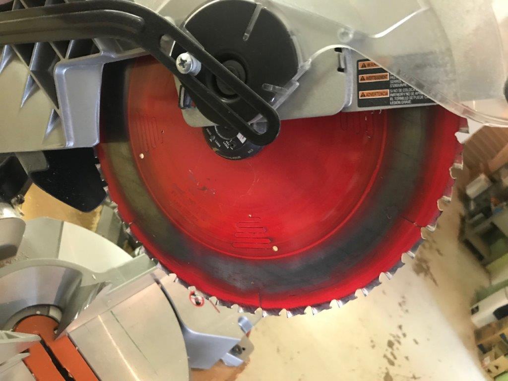 Used Ridgid R4120 Saw, 12Inch Compound Miter with Laser Coast Machinery Group