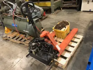Used JET Electric High-Lift Pallet Truck - 2200-Lb. Capacity, Model EHPT-2745 for sale