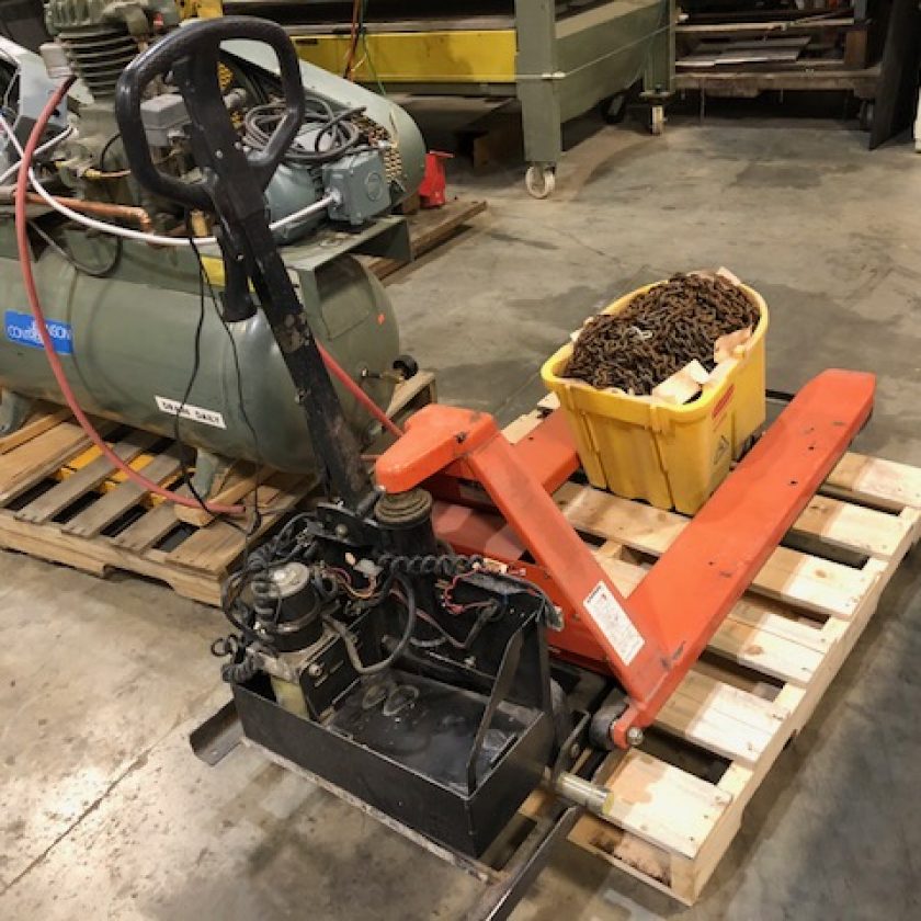 Used JET Electric HighLift Pallet Truck 2200Lb. Capacity, Model