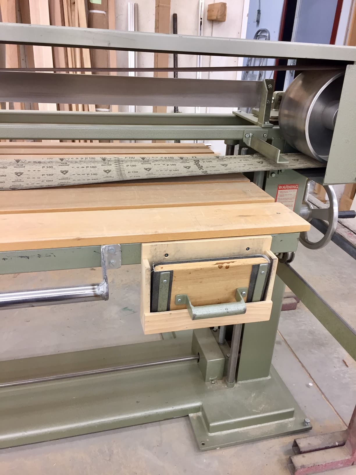 Used Progress PMC2646 100" STROKE SANDER Coast Machinery Group