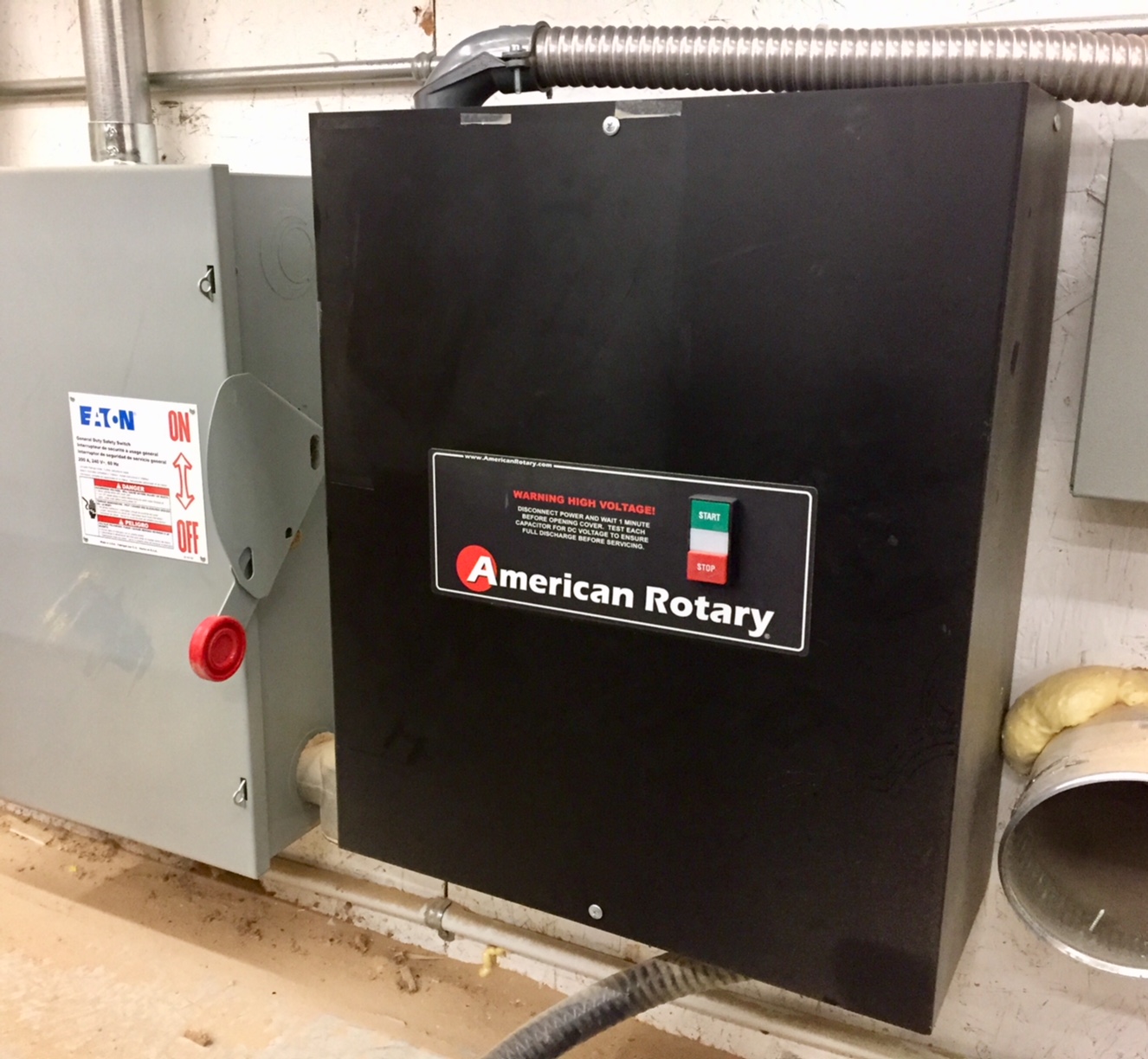 Used American Rotary Pro Series High Performance Rotary Phase Converter