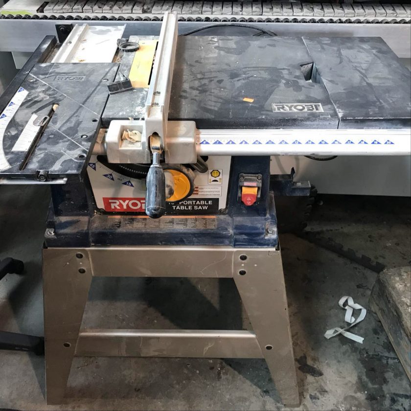 Ryobi BTS15 10 in. (254 mm) Portable tablesaw Coast Machinery Group