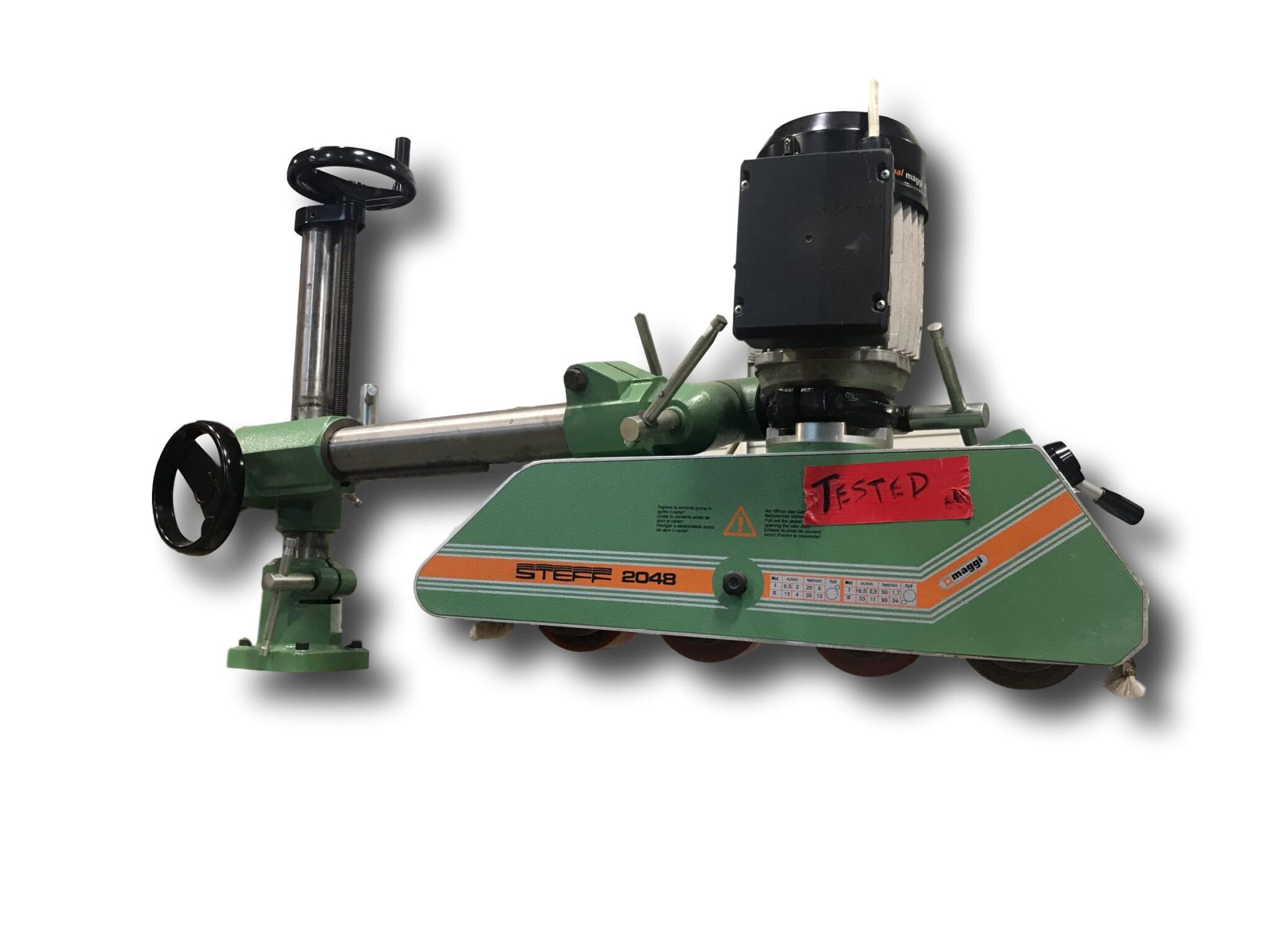 Used Maggi Steff 2048 4-Wheel Power Feeder – Coast Machinery Group