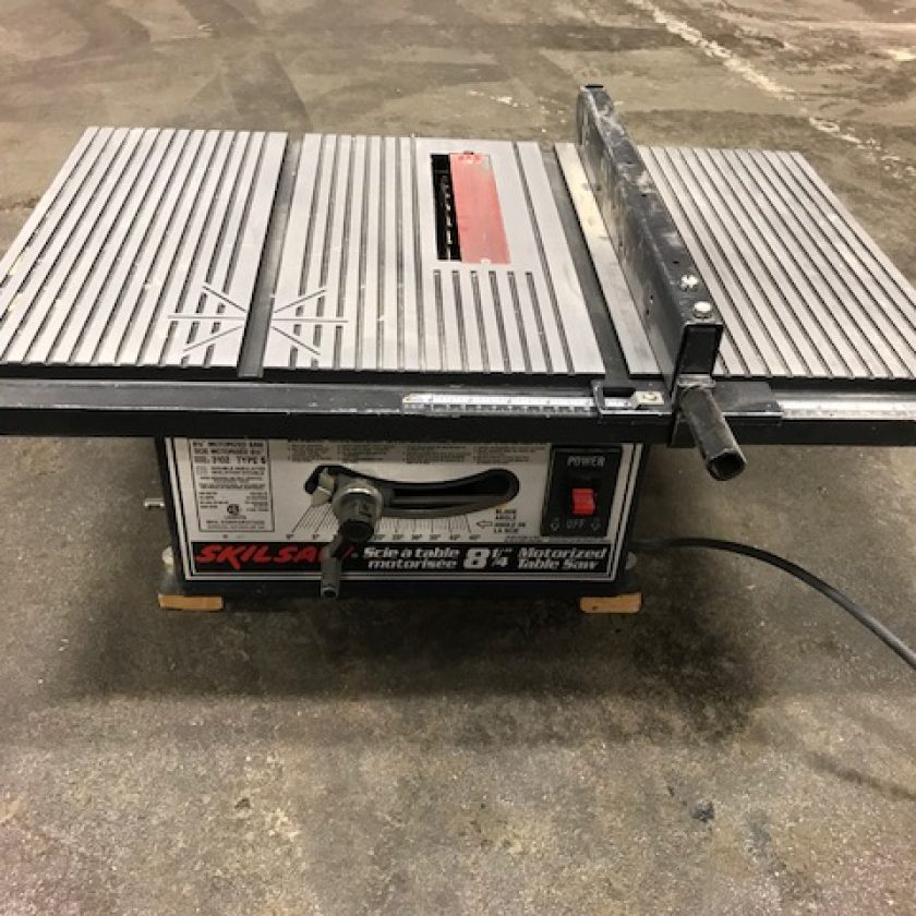 Used SkilSaw 8 1/4″ Type 5 3102 Motorized Table Saw Coast Machinery Group