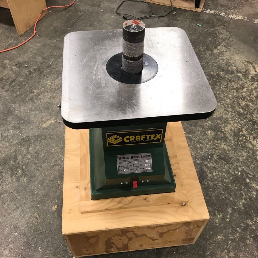 Used Craftex Oscillating Vertical Spindle Sander Coast Used Craftex Oscillating Vertical Spindle Sander Coast