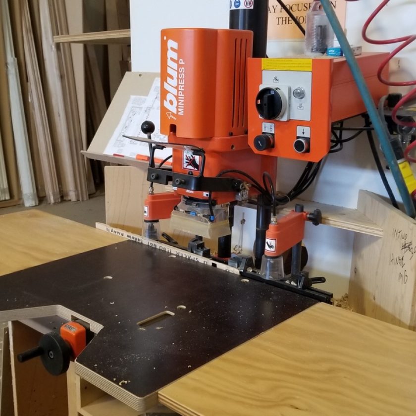 Blum Pneumatic Minipress P Hinge Machine Coast Machinery Group