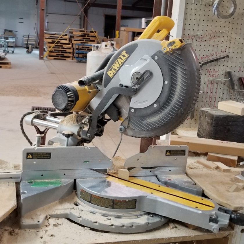 Used DEWALT DW718 12Inch DoubleBevel Sliding Compound Miter saw