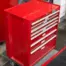 Beach Large Tool Cabinet 7 Door Red
