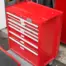 Beach Large Tool Cabinet 7 Door Red