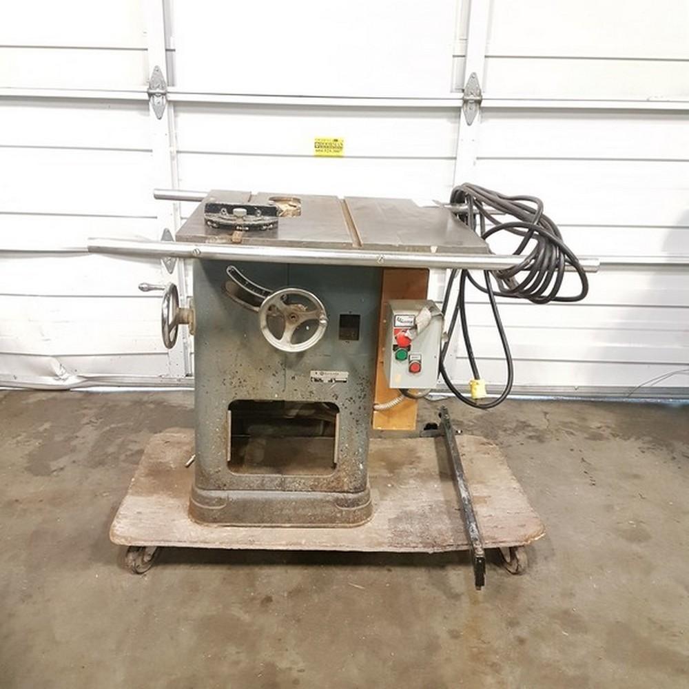 Used Rockwell Table Saw Coast Machinery Group