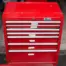 Beach Large Tool Cabinet 7 Door Red