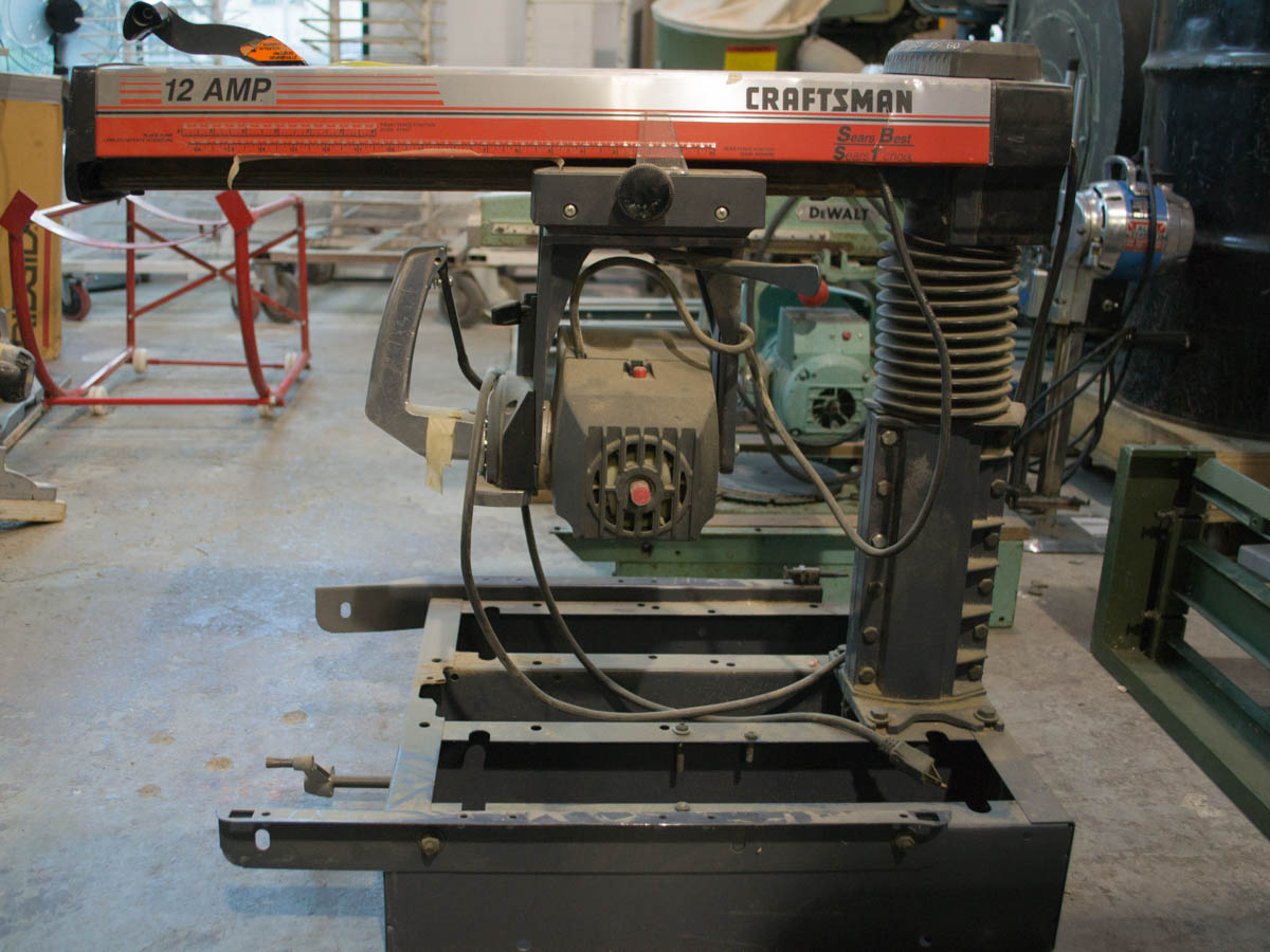 10 radial discount arm saw