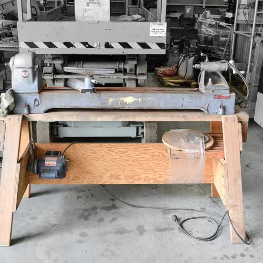 Used Delta Wood Turning Lathe with 8 Knives Coast Machinery Group