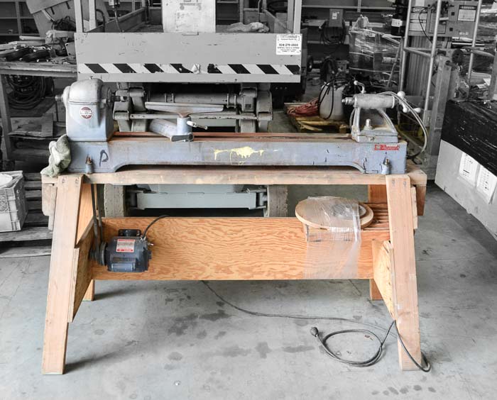 Used Delta Wood Turning Lathe with 8 Knives Coast Machinery Group