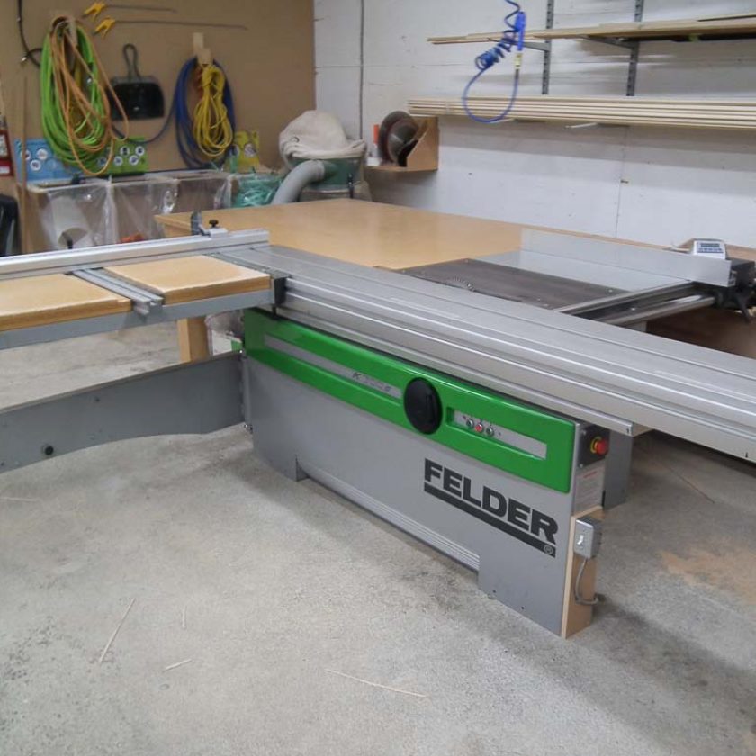 Used Felder K700 S Sliding Table Saw Coast Machinery Group