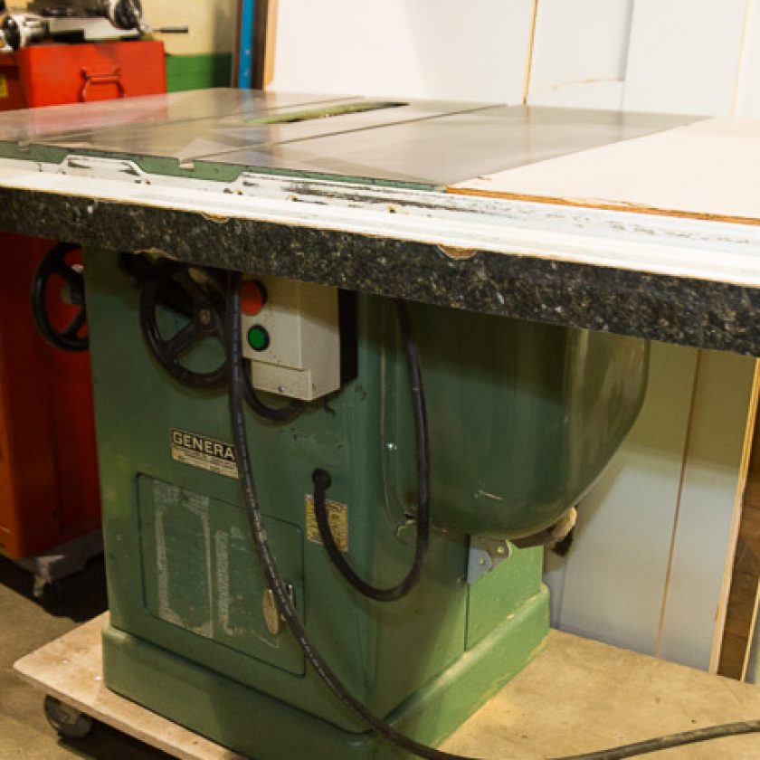 Used General 350 10" Tilting Arbor Table Saw Coast Machinery Group