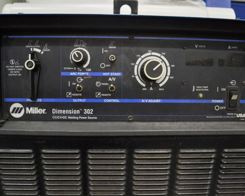Used Miller Welding Dimension 302 Power Source Coast Machinery Group