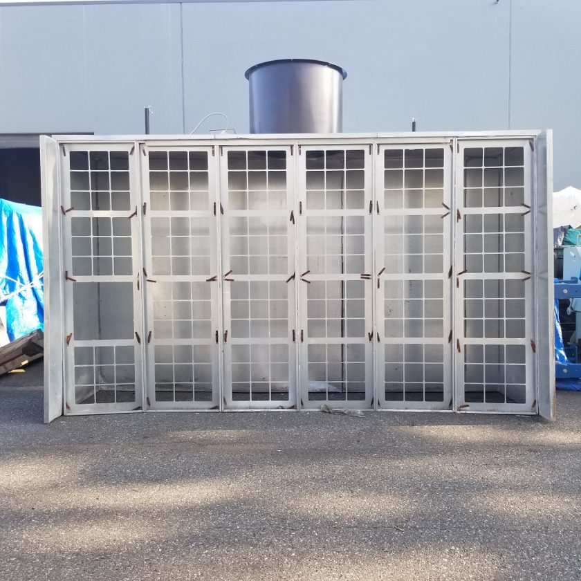 Used 12' Open Face Paint Booth Coast Machinery Group