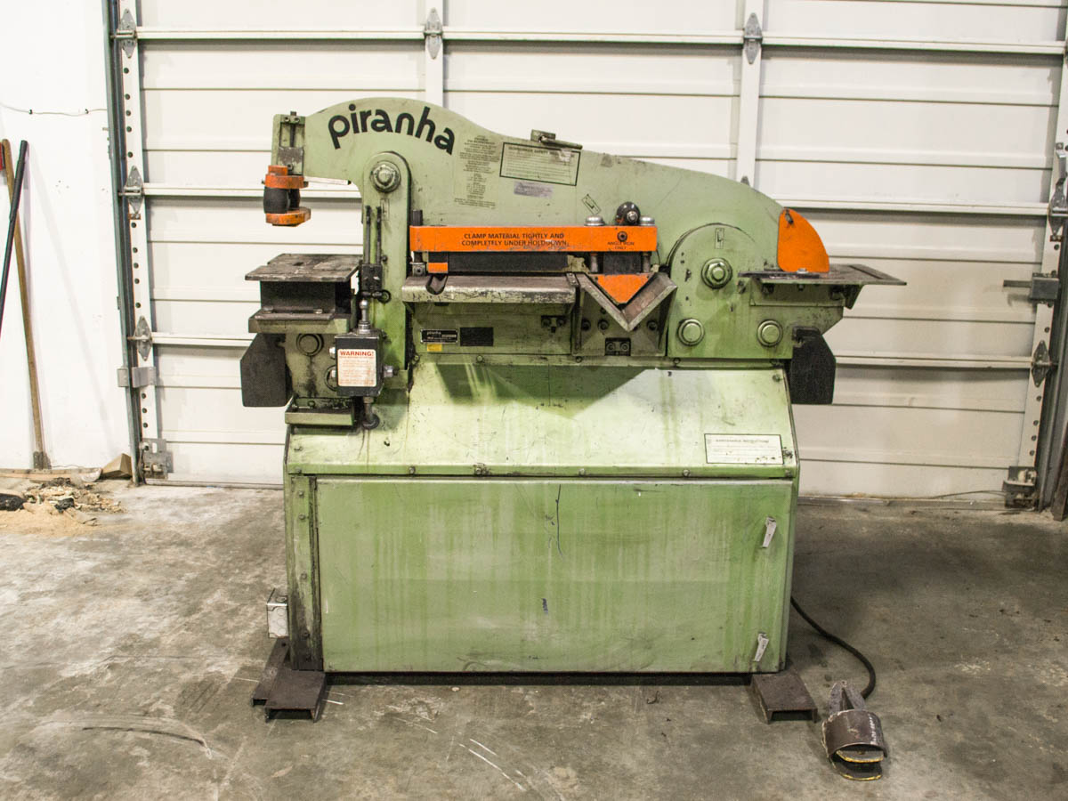 Used Piranha P50 Single Operator Ironworker Coast Machinery Group