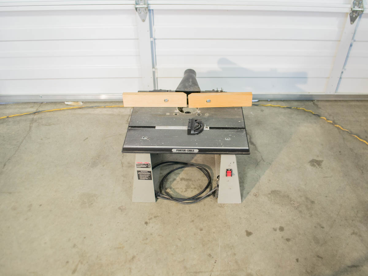 Porter cable best sale 698 router table