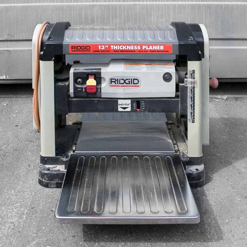 Used Rigid 13" Thickness Planer Coast Machinery Group