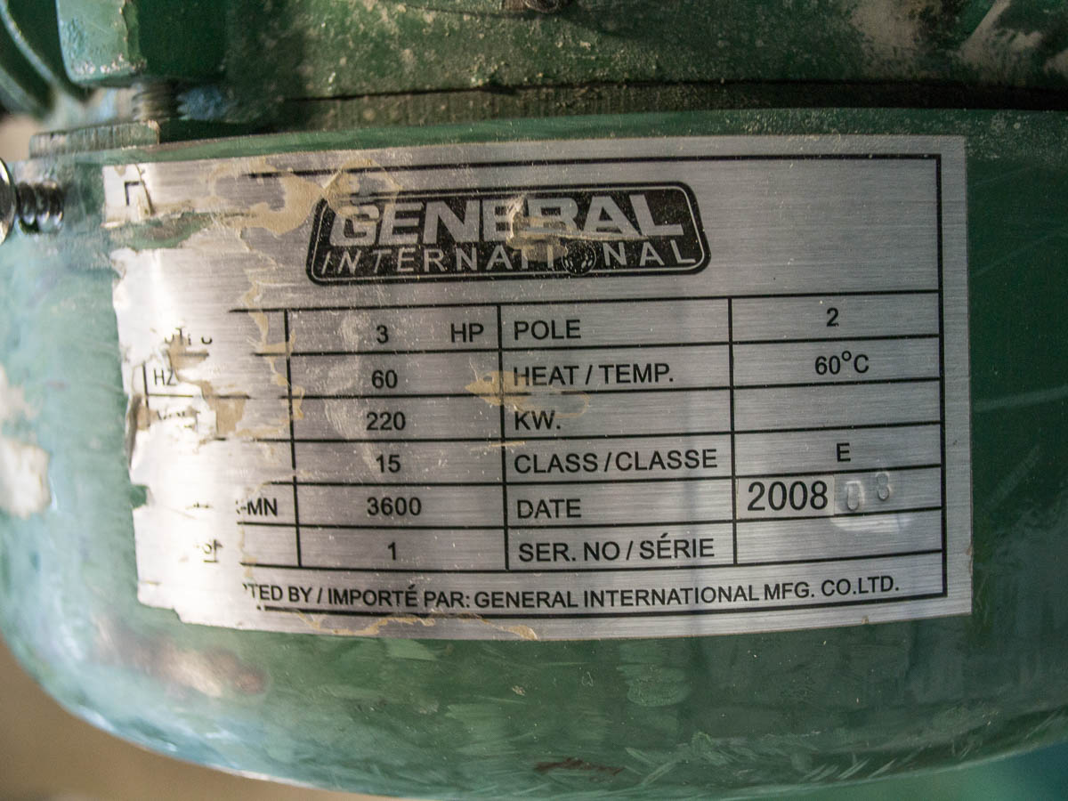 General international shop thickness planer
