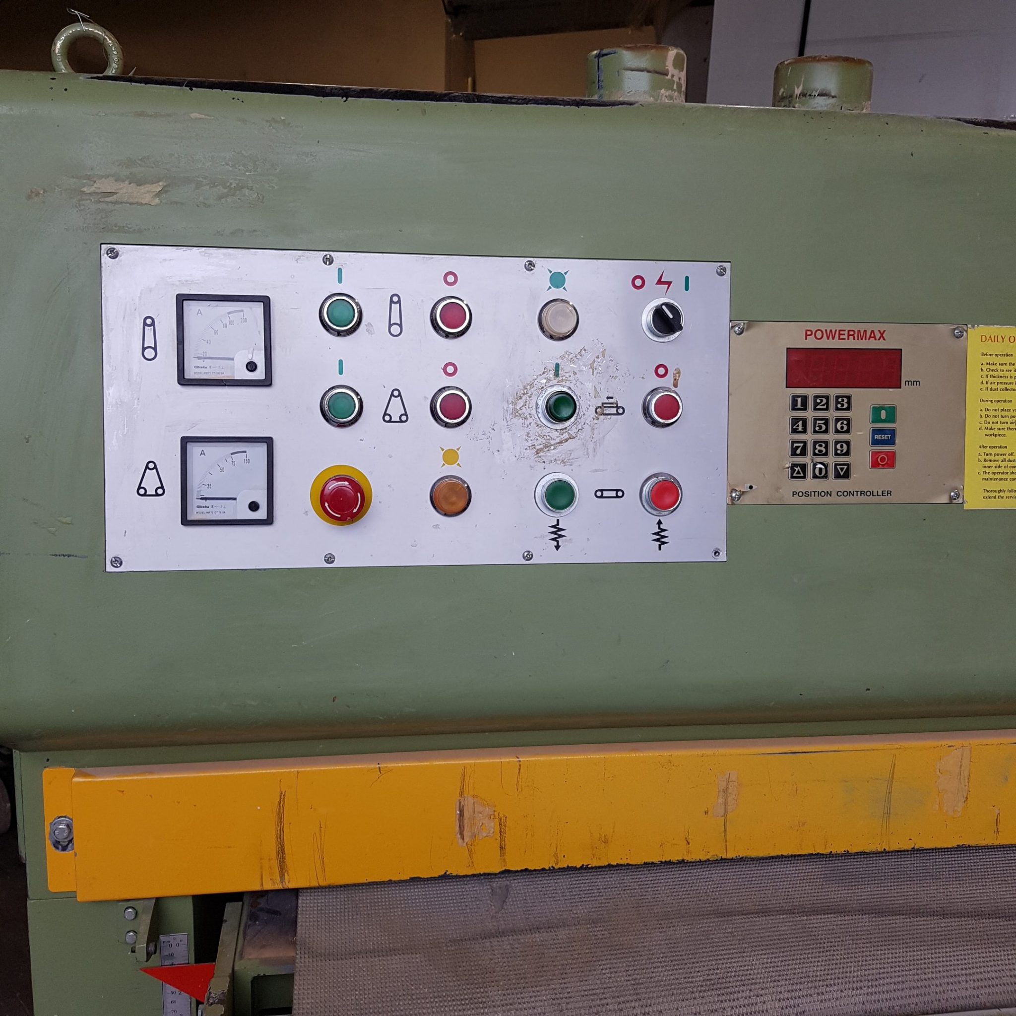 Used Powermax Double head Thickness Sander Coast Machinery Group