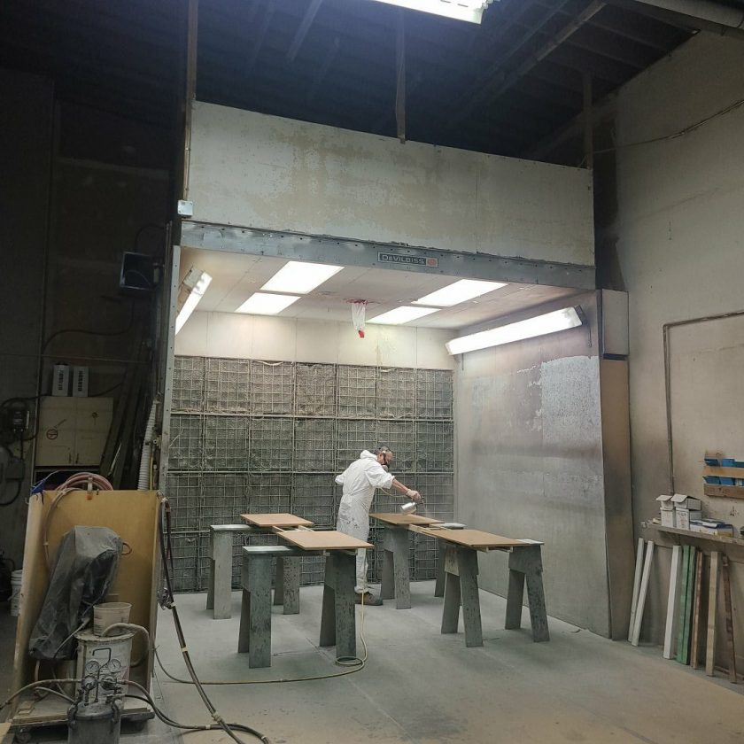 Used Devilbiss Open Paint Booth Coast Machinery Group