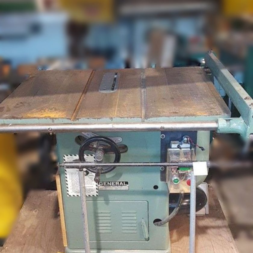 Used General 350 Table Saw Coast Machinery Group