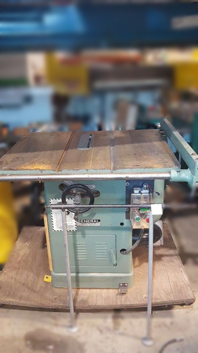 Used General 350 Table Saw Coast Machinery Group