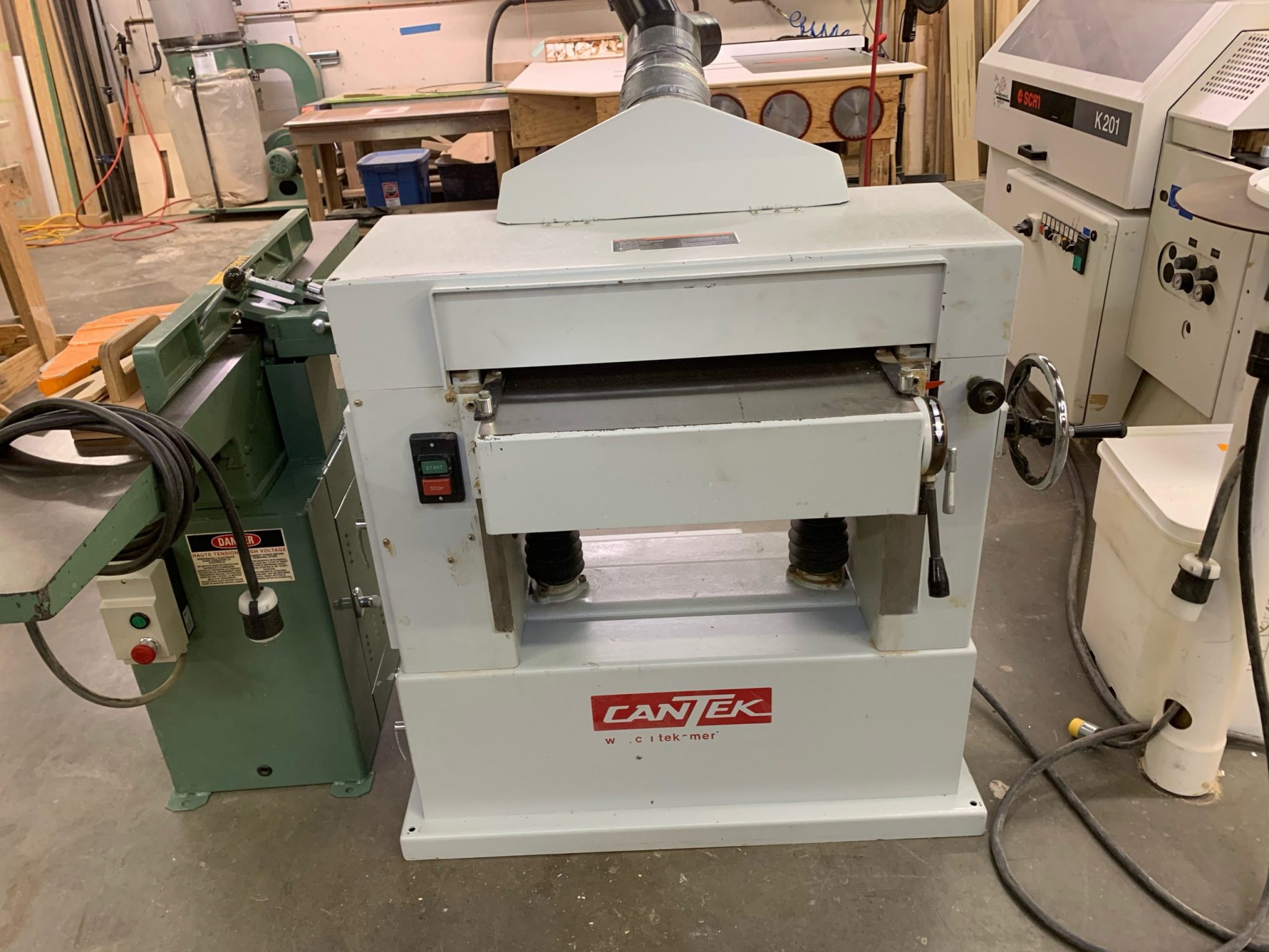 Used Cantek Planer with helical head Coast Machinery Group